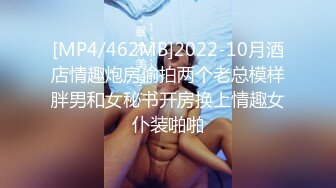 [MP4/462MB]2022-10月酒店情趣炮房偷拍两个老总模样胖男和女秘书开房换上情趣女仆装啪啪