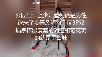 公园里一骚少妇看到俩猛男性欲来了卖弄风骚勾引玩3P双插摩棒湿漉漉的阴道和菊花玩的就是重口味