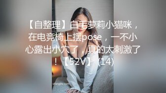 【自整理】白毛萝莉小猫咪，在电竞椅上摆pose，一不小心露出小穴了，真的太刺激了！【52V】 (14)